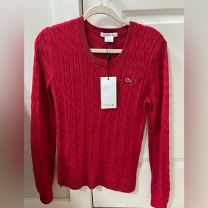 Lacoste Red Sweater